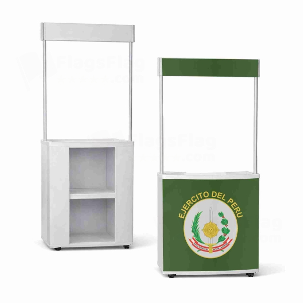 Peruvian Army Square Promotion Stand