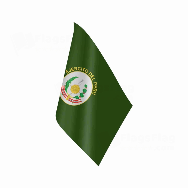 Peruvian Army Table Flag