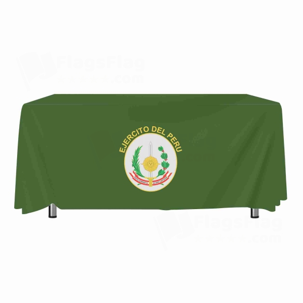 Peruvian Army Tablecloth Models