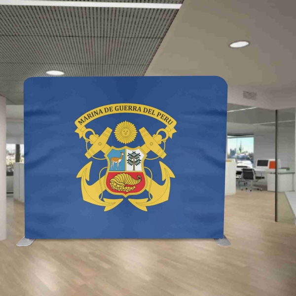 Peruvian Navy Background Stand Printing