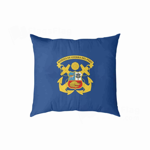 Peruvian Navy Digital Printed Pillow Cover