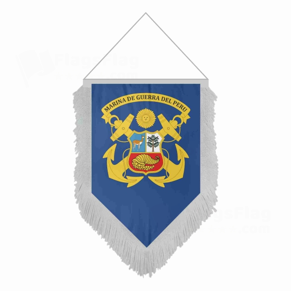 Peruvian Navy Pentagonal Flags