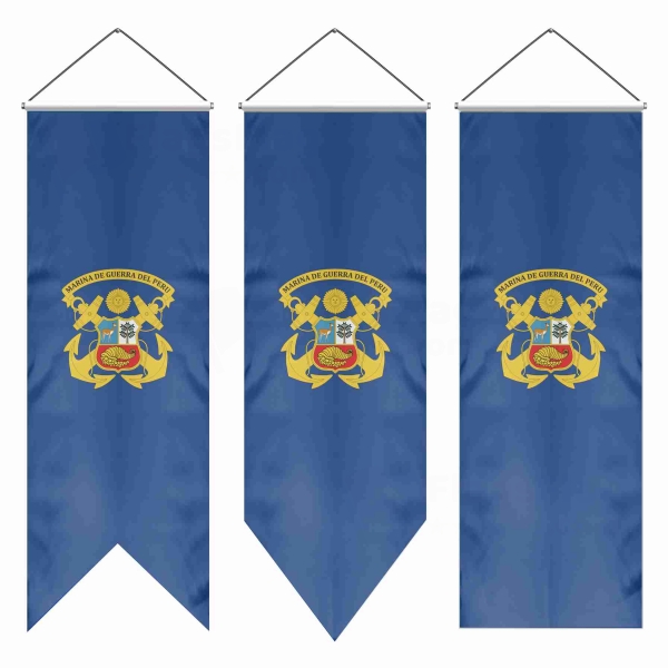 Peruvian Navy Swallowtail Flags