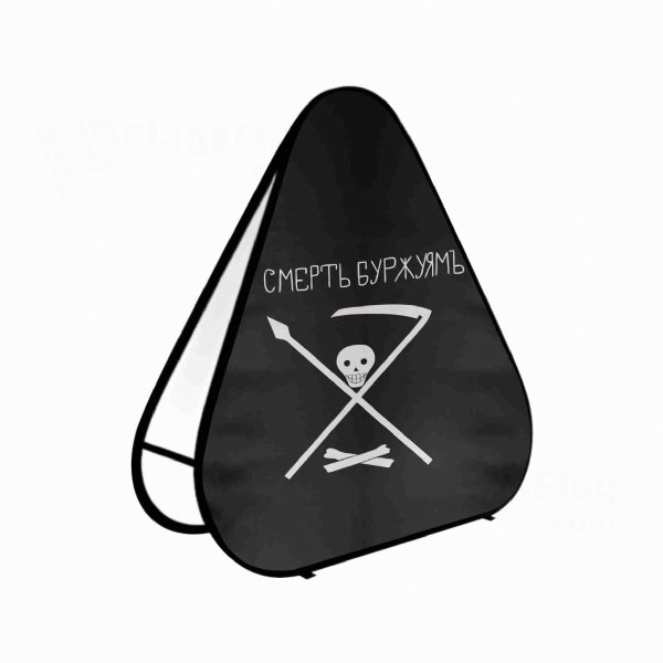 Petropavlovsk Krondstadt Triangle Fabric Banner Display Stands