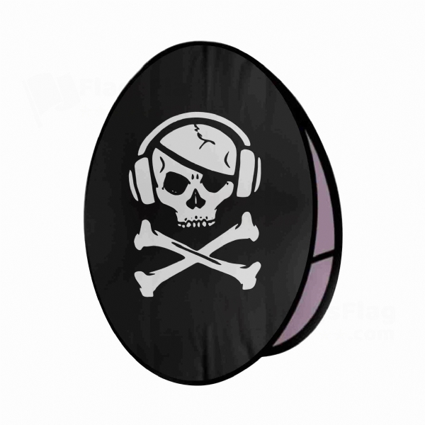 Peva Round Cloth Banner Display Stands
