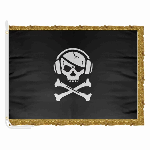 Peva Satin Office Flag