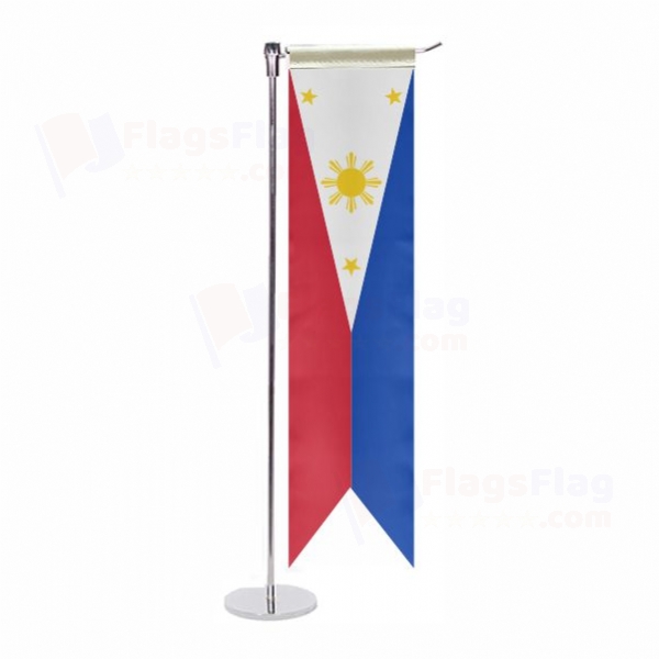 Philippines L Table Flag