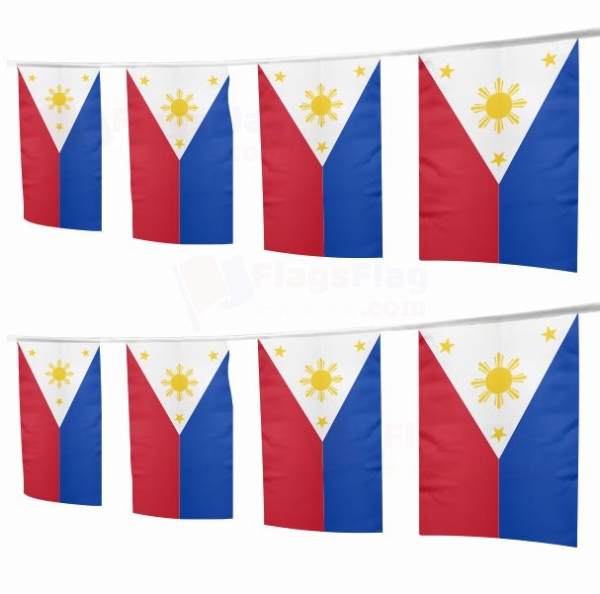 Philippines Square String Flags
