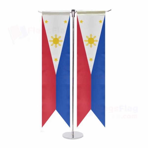 Philippines T Table Flag