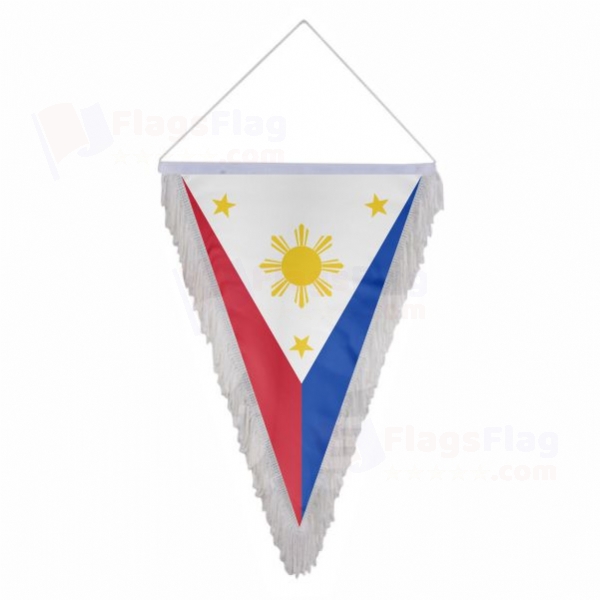 Philippines Triangle Fringed Streamers