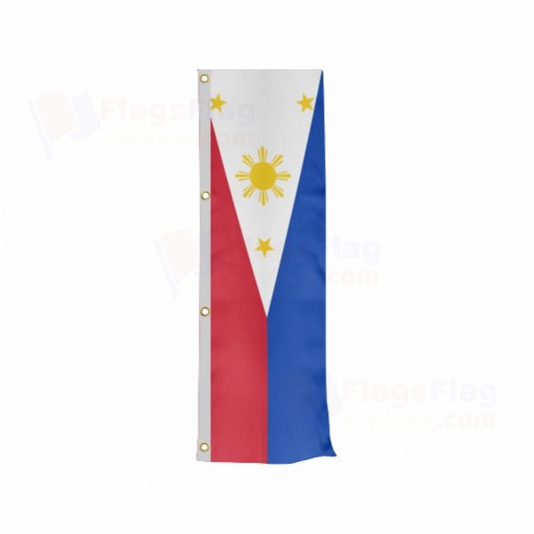 Philippines Vertically Raised Flags