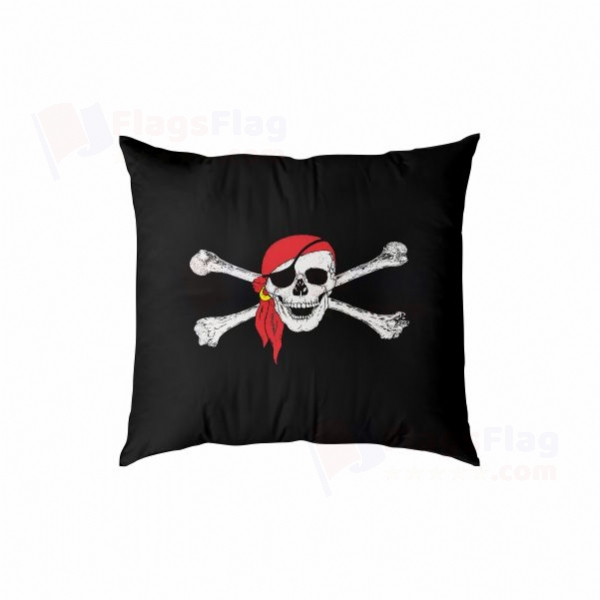 Pirate Bandana Digital Printed Pillow Cover