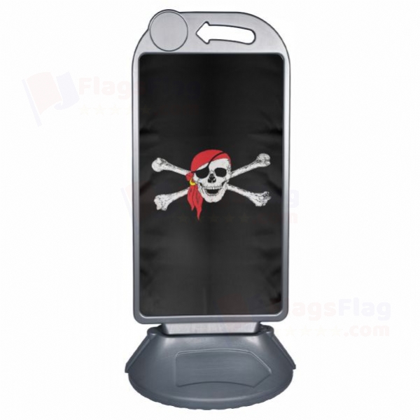 Pirate Bandana Large Plastic Parking Barge