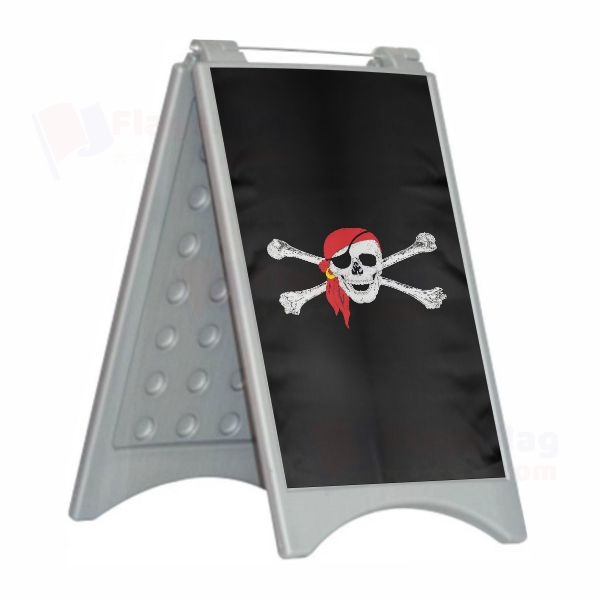 Pirate Bandana Open Pirate Bandana Close Plastic Pontoon