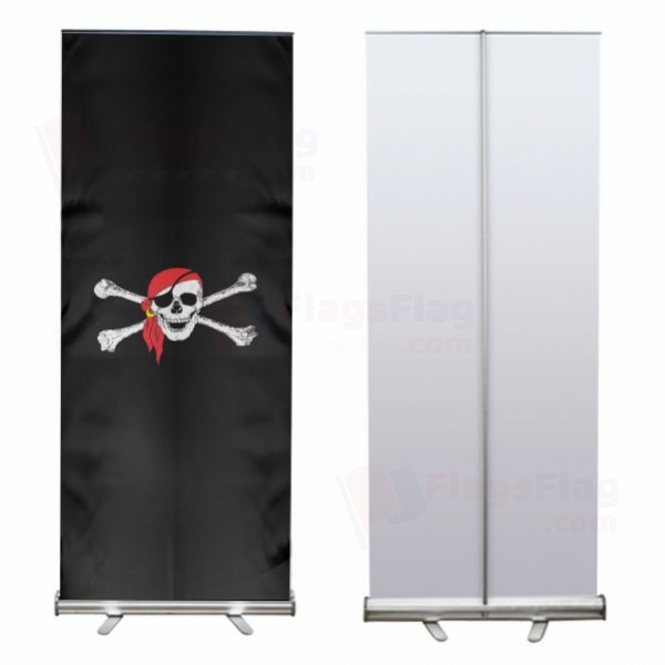 Pirate Bandana Roll Up Banner