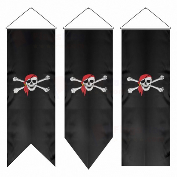 Pirate Bandana Swallowtail Flags
