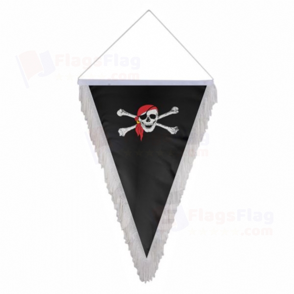 Pirate Bandana Triangle Fringed Streamers