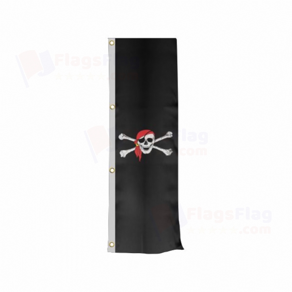 Pirate Bandana Vertically Raised Flags