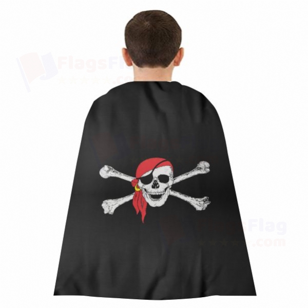 Pirate Bandana Woven Fabric Cloak Digital Printing