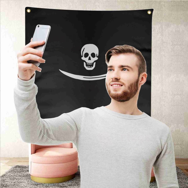 Pirate Bartholomew Roberts Background Selfie Shooting Landscapes
