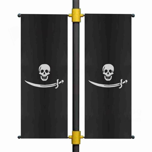 Pirate Bartholomew Roberts Blackout Flag