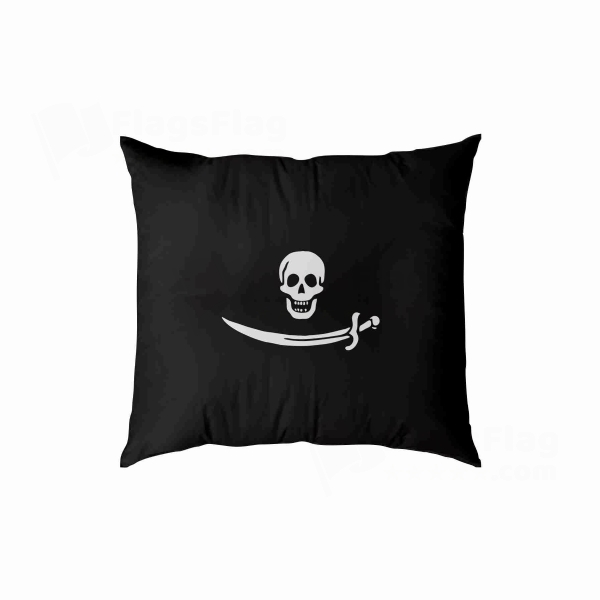 Pirate Bartholomew Roberts Digital Printed Pillow Cover