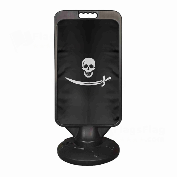 Pirate Bartholomew Roberts Plastic Advertising Pontoon