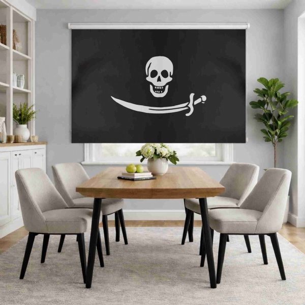 Pirate Bartholomew Roberts Roller Blinds