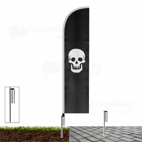 Pirate Death Head Beach Flags Pirate Death Head Sailing Flags