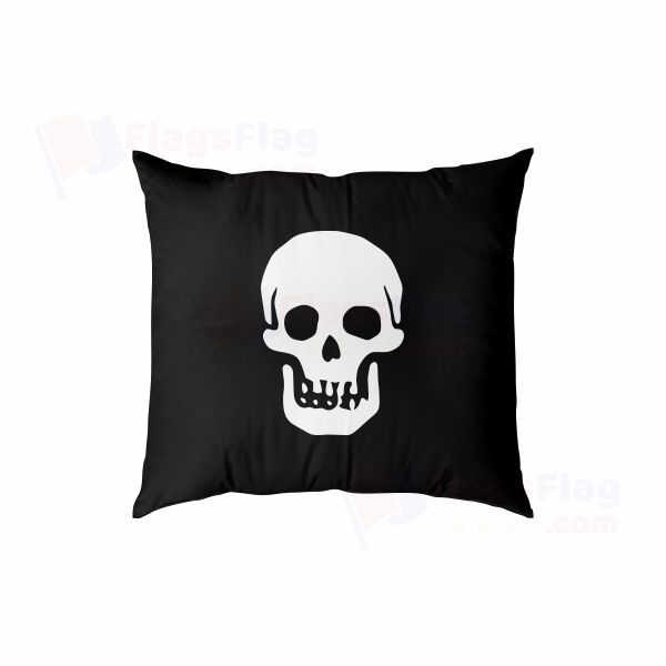 Pirate Death Head Digital Printed Pillow Cover