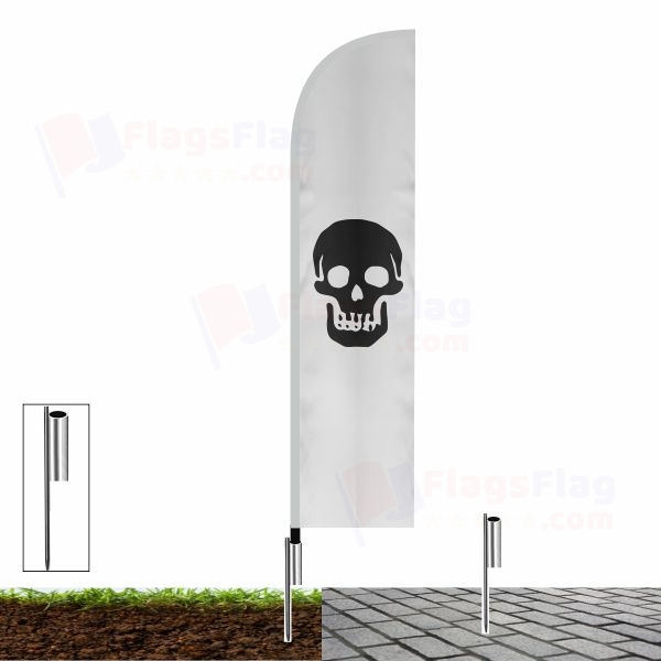 Pirate Death Head Levasseur Reversed Beach Flags Pirate Death Head Levasseur Reversed Sailing Flags