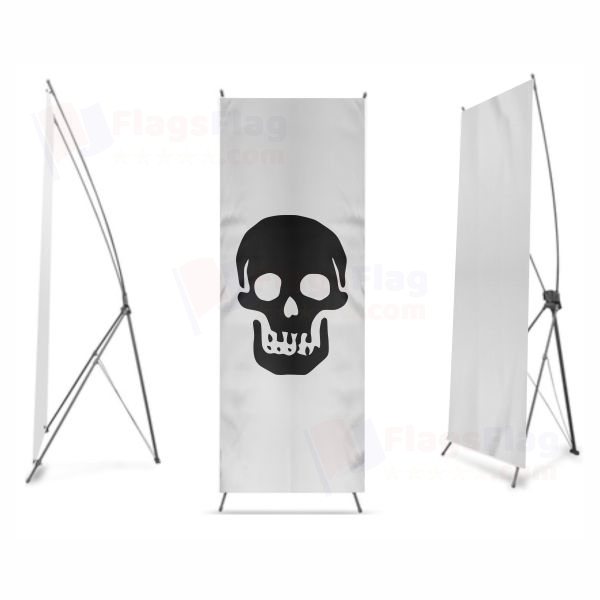 Pirate Death Head Levasseur Reversed Digital Print X Banner
