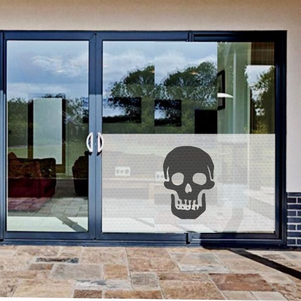 Pirate Death Head Levasseur Reversed Glass Film Pirate Death Head Levasseur Reversed One Way Vision Printing