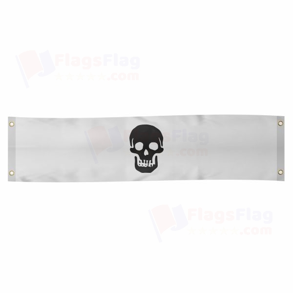 Pirate Death Head Levasseur Reversed Poster Banner