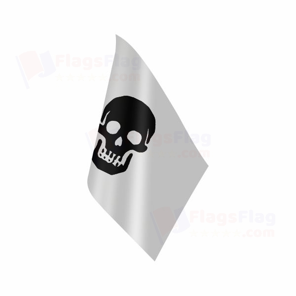 Pirate Death Head Levasseur Reversed Table Flag