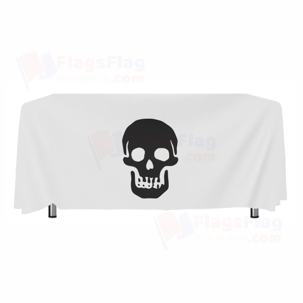 Pirate Death Head Levasseur Reversed Tablecloth Models