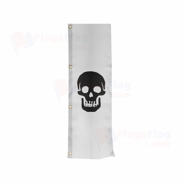Pirate Death Head Levasseur Reversed Vertically Raised Flags