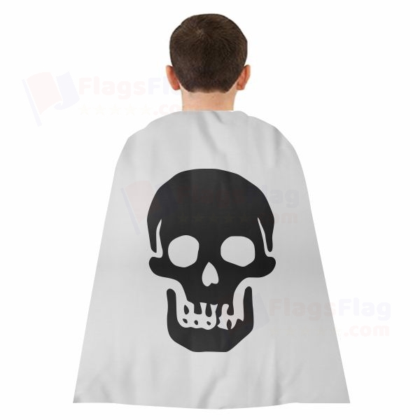 Pirate Death Head Levasseur Reversed Woven Fabric Cloak Digital Printing