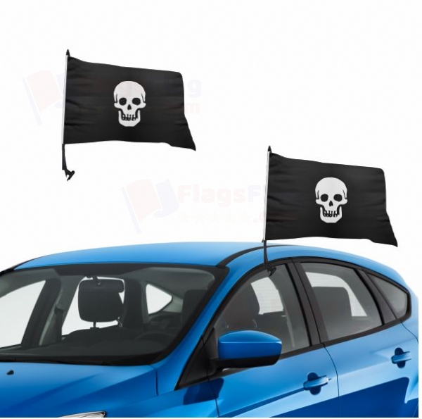 Pirate Death Head Vehicle Convoy Flag