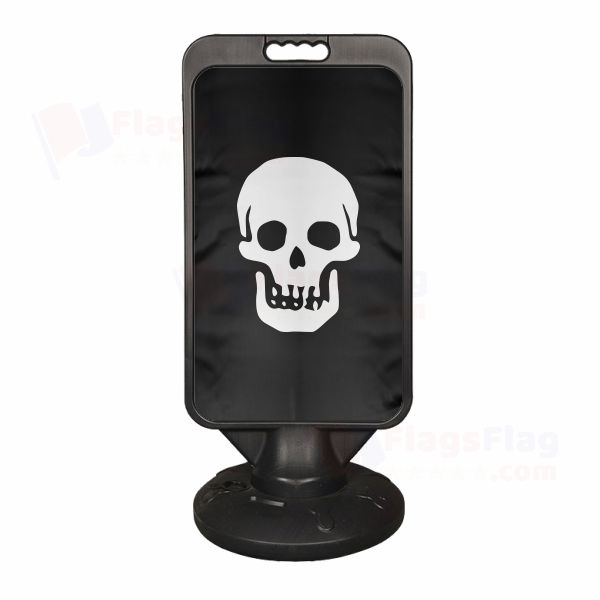 Pirate Death Plastic Advertising Pontoon