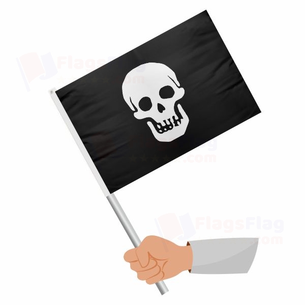 Pirate Death Stick Flag