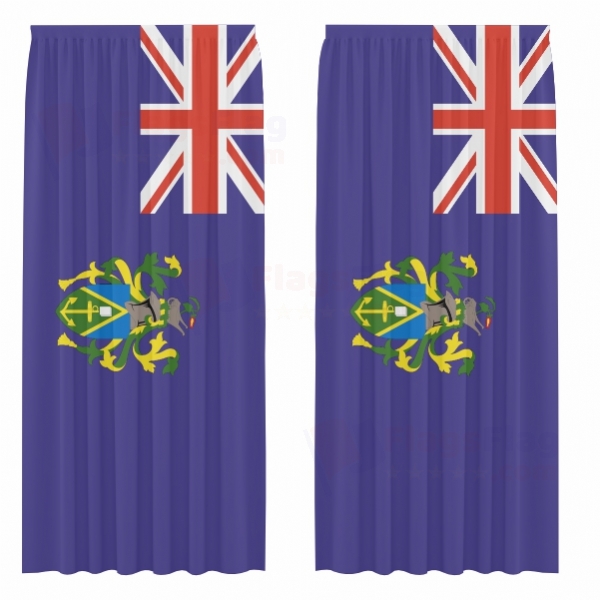 Pitcairn islands Digital Printed Curtains