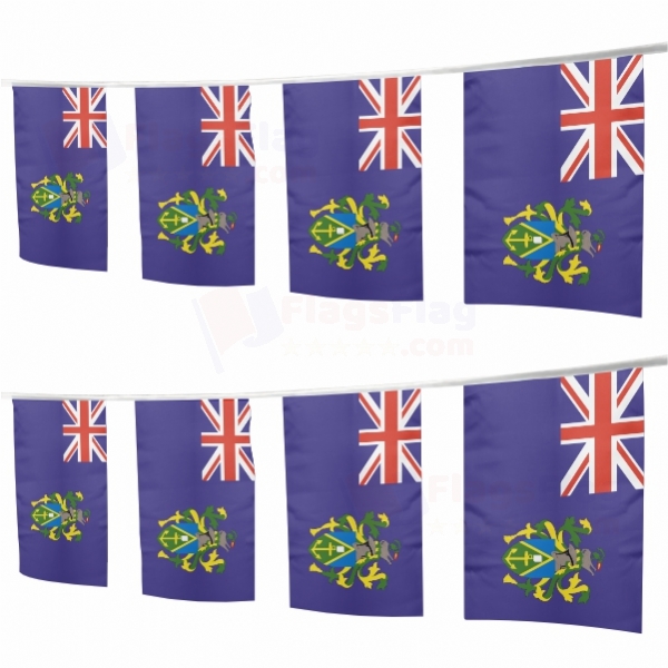 Pitcairn islands Square String Flags