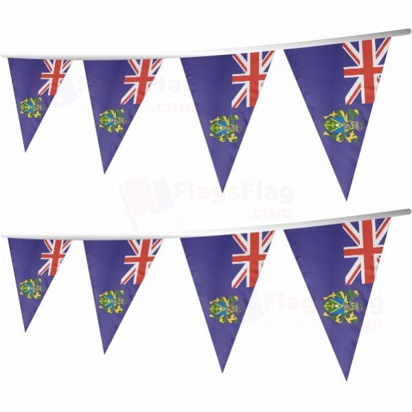 Pitcairn islands Stringed Triangle Flag