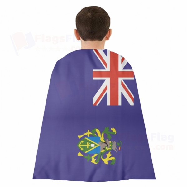 Pitcairn islands Woven Fabric Cloak Digital Printing