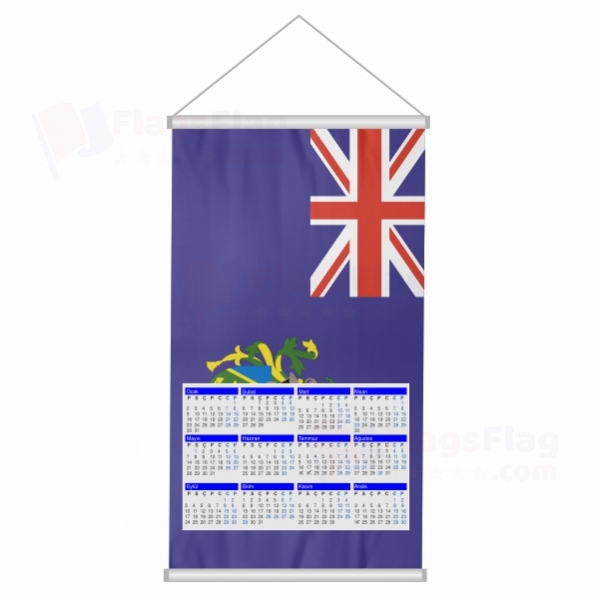 Pitcairn islands Woven Fabric Digital Printing Calendar