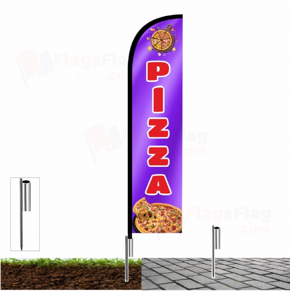 Pizza Advertising Flags