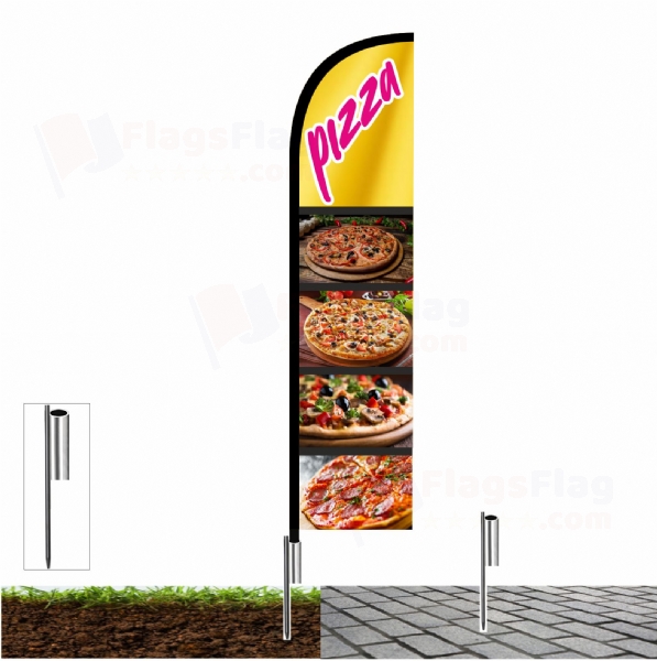 Pizza Beach Flag
