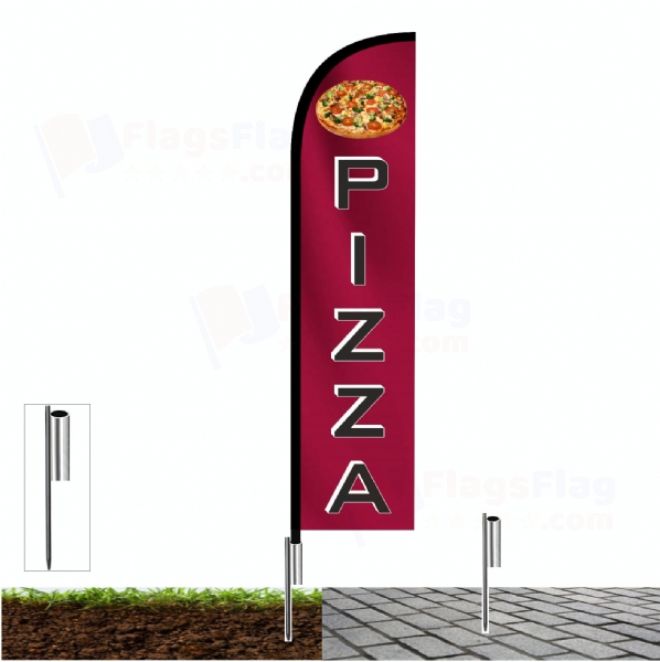 Pizza Shop Front Flags