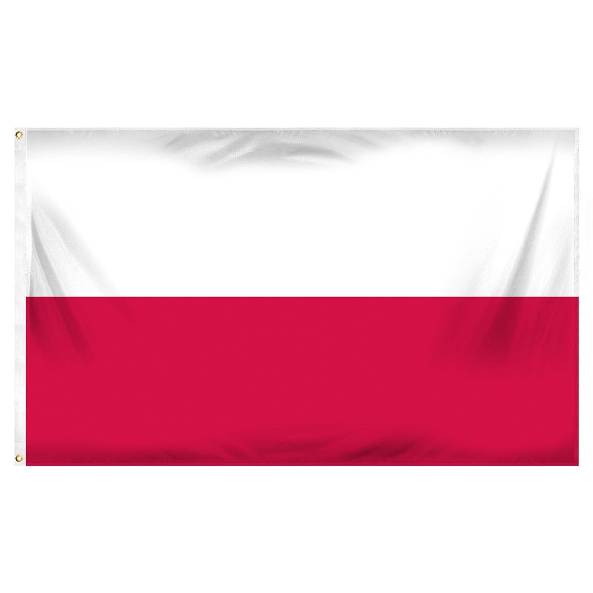 Poland Satin Office Flags